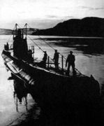 Щ-421 в Полярном. 1942