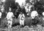 Монахи и трудники на покосе ПКМ 
