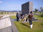 Открытие обновленного захоронения. 2004