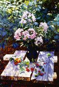 «Флоксы». Х. м. 117x78. 1993 г. Из собрания Н. Т. Ефремова 