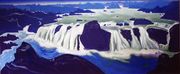 «Ганойский водопад». 120х280. 2003 г.
