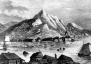 Кандалакша. Гравюра Н. Каразина Из фондов МОКМ 