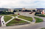 Полярный. Площадь Лунина. 2004