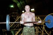 Разведчик в спортзале Фото А. Ямаша 