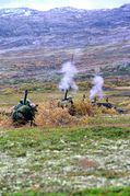 На учениях. Полуостров Рыбачий Фото А. Ямаша 