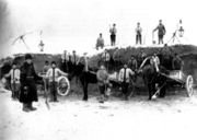 Строительство дороги от Сретенской пустыни до Нижнего монастыря (1899–1903гг) Из кн.: Корольков Н. Ф. Трифоно-Печенгский монастырь 