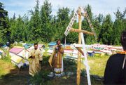 Погребальная обрядность алеутов. Аляска, 2000 г. (для сравнения) Архив ПЦД 