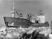 Теплоход «Никель» Мурманского морского пароходства Из фондов ПКМ 