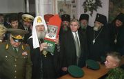 Ура-губа. Приезд Патриарха на погранзаставу. Июль 1997 г. Фото Г. Буздуган 