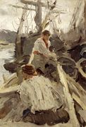 Поморы. 1894 Худ. В. Серов. ГТГ 