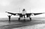 Истребитель Су-27к ВВС Северного флота. 1996 Фото Л. Федосеева 