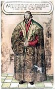 В русской одежде, подаренной ему Василием III. Худ. А. Хиршфогель 