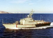 Пограничный сторожевой корабль Лиинахамарского дивизиона в походе