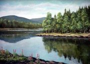 А. Юшков. Утро в Запоповье. Орголит, м. 2004 г.