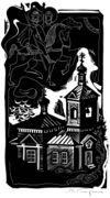 «Церковь святых Бориса и Глеба». Гравюра.