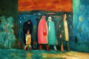 «Ждущие». Х., м. 75х110. 1992 г.