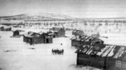 Поселок периода Области Петсамо Фото E. Engman 