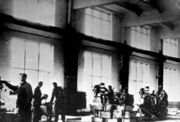 Восстановление цехов завода в Никеле. 1945 МОКМ 
