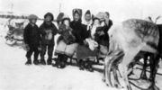 Саамы-колтта из Московакюля. 1929 г. Фото Elsa Engman 