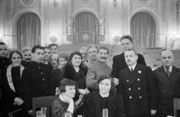 На приеме в Кремле в честь покорителей Северного полюса — полярников научной станции «Северный полюс-1»
